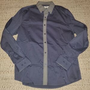 Men's Cottage Blue Button-Up Shirt